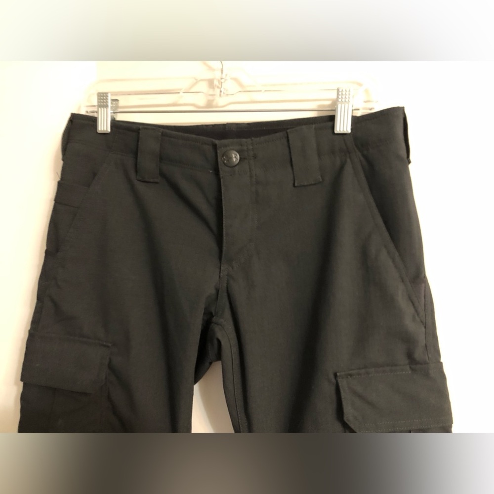 Under Armour Women's Straight Leg Cargo Jeans in Black